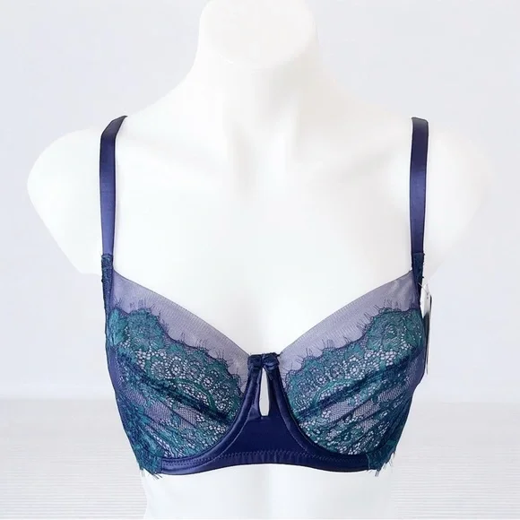 NWT Wacoal 855323 Center Stage Underwire Bra 32DD Full Coverage Lace - Picture 1 of 12